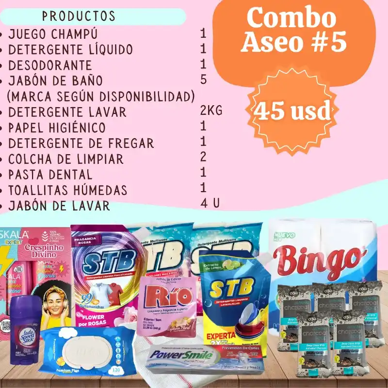 Combo Aseo 5