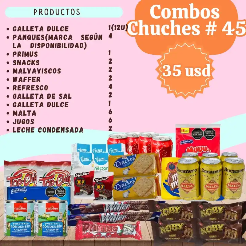 Combo chuches 45 