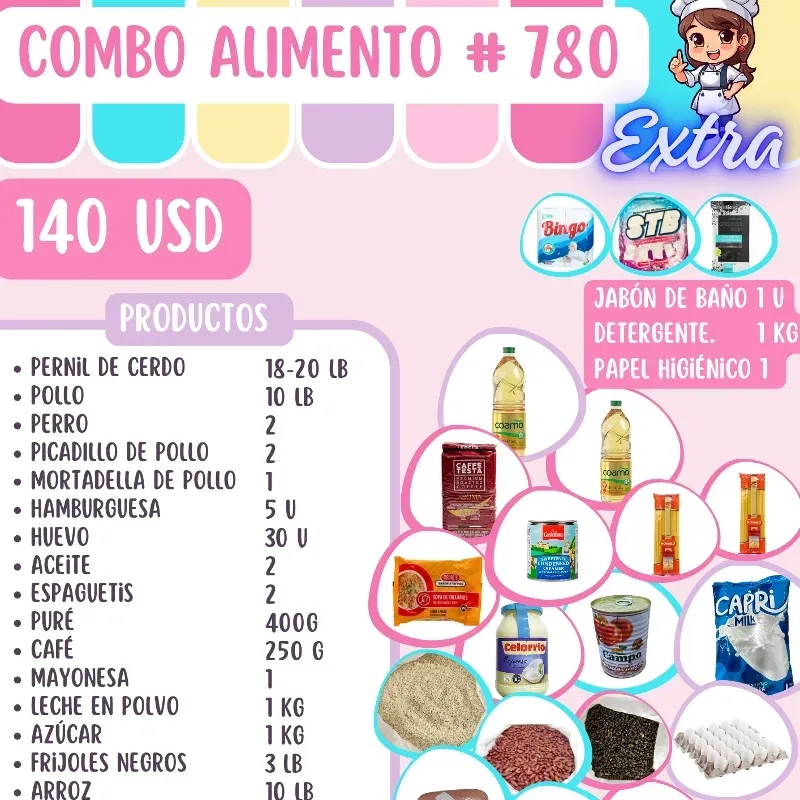 Combo de Alimento 780