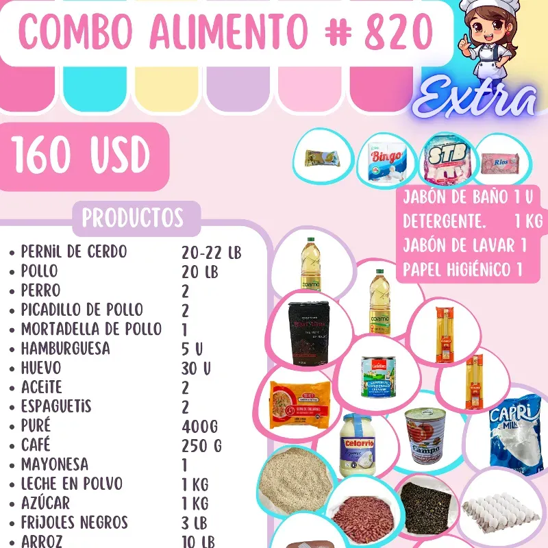 Combo de Alimento 820