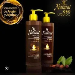 Juego Champú Oro Líquido 