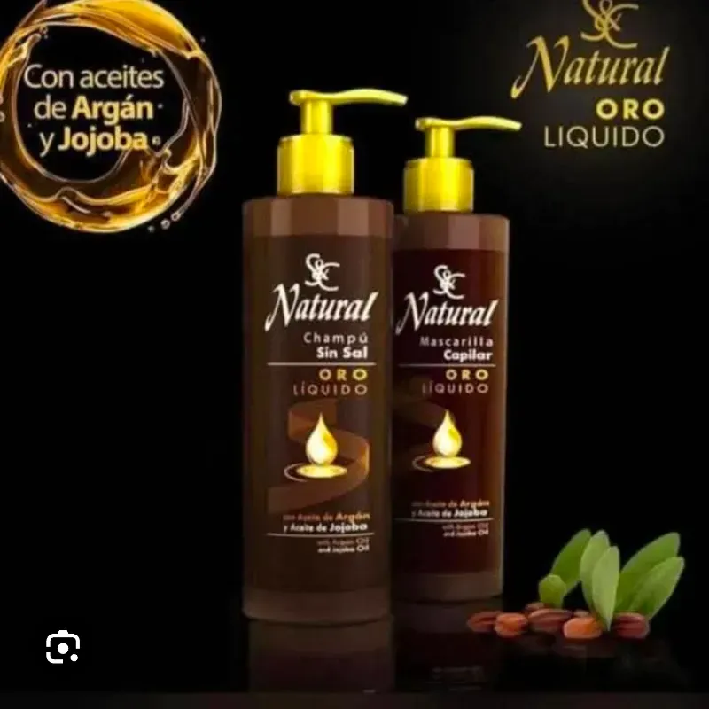 Juego Champú Oro Líquido 
