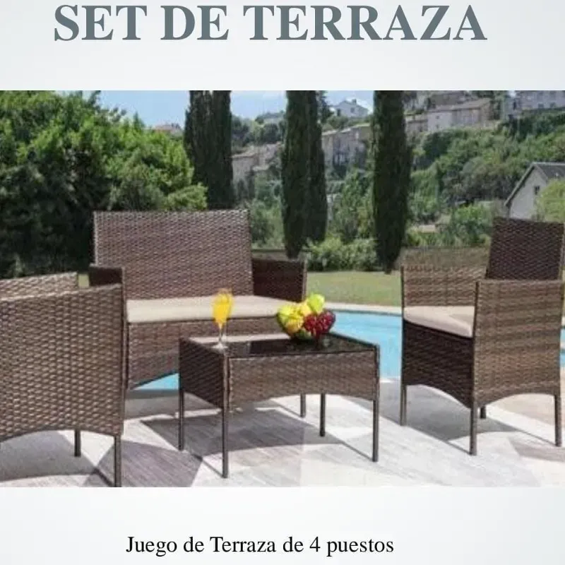 Juego de Terraza