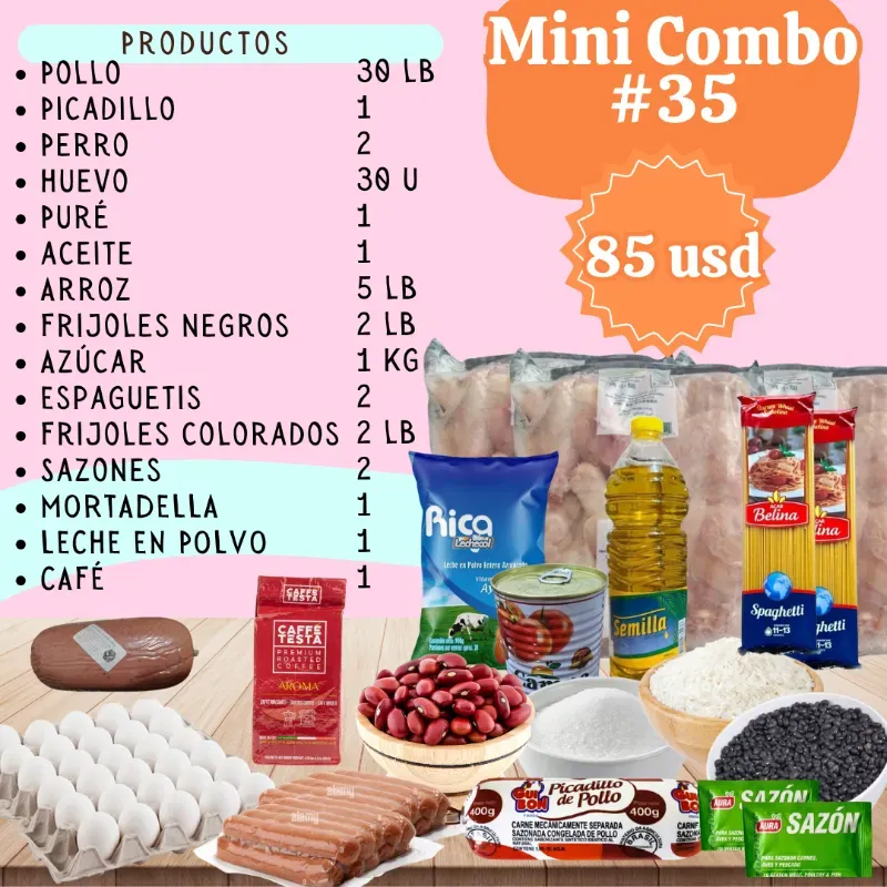 Mini combo 35 de pollo