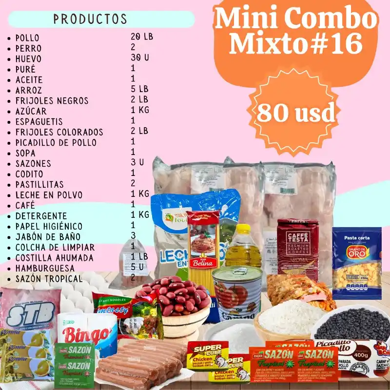 Mini combo mixto 16