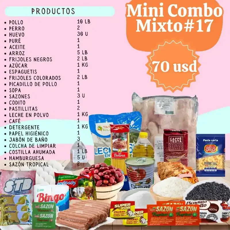 Mini combo  mixto 17