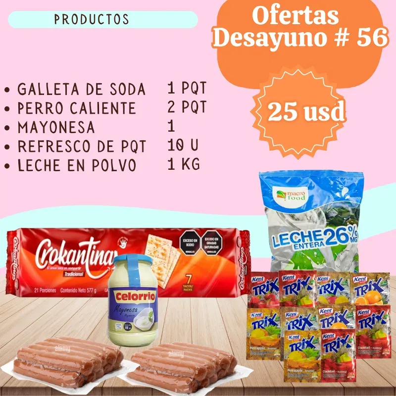 Oferta desayuno 56