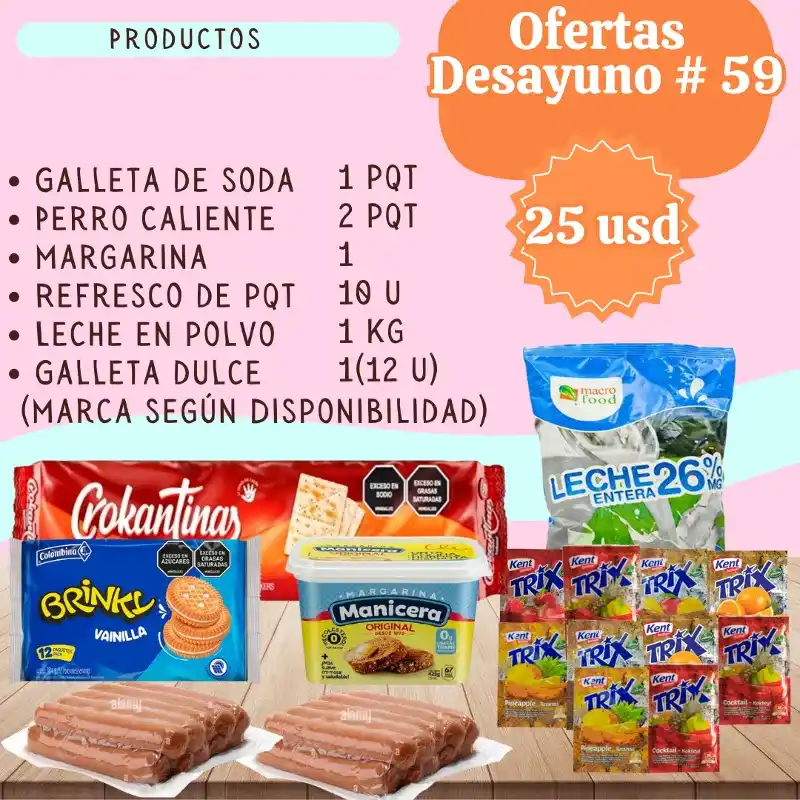 Oferta desayuno 59