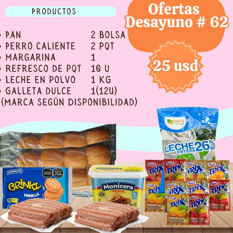Oferta desayuno 62