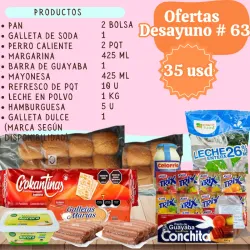 Oferta desayuno 63