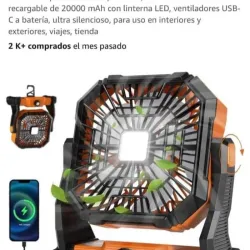 Ventilador recargable 