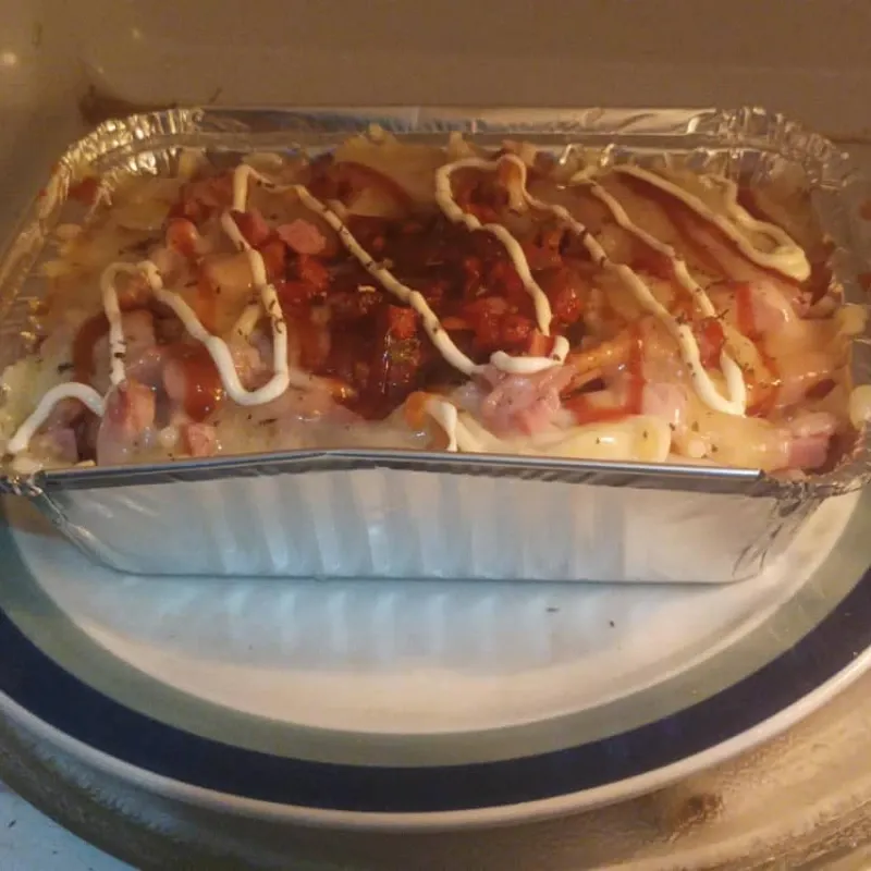 Spaghetti Con jamón especial 