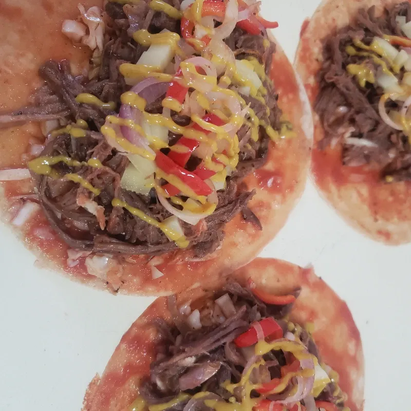 Mini tacos de res