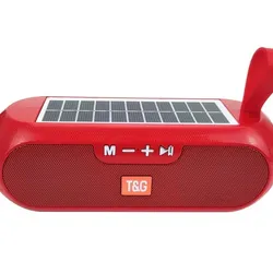 Bocinas con Panel Solar