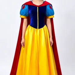 Disfraz largo de Blancanieves