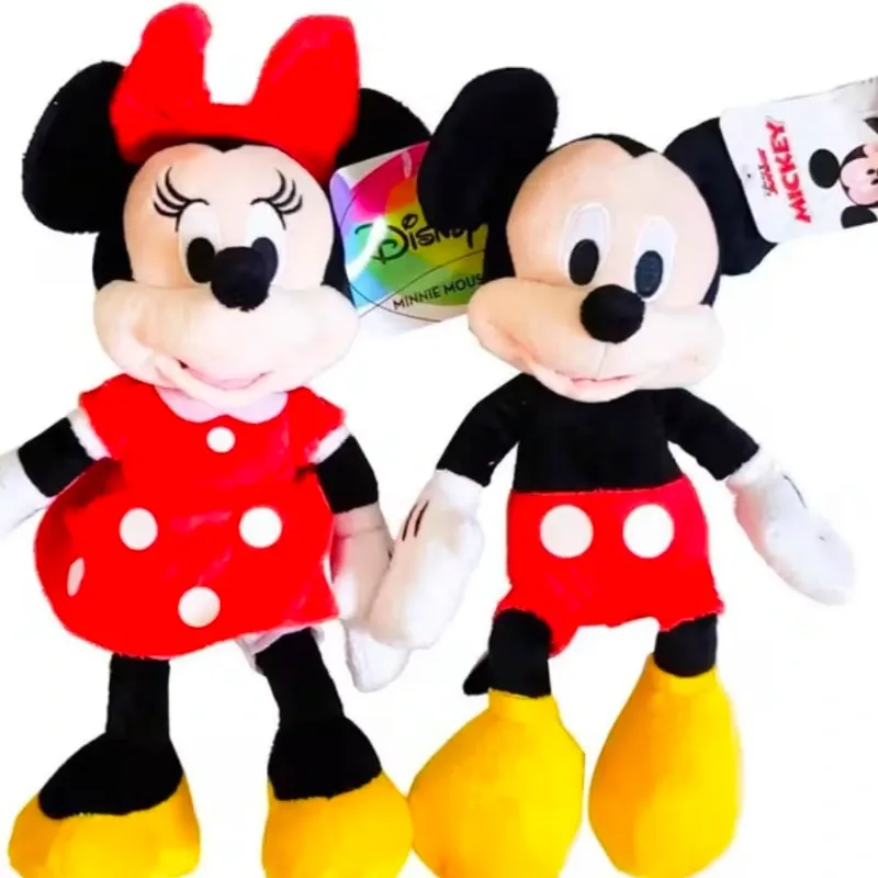 Mickey Mouse and Minnie Mouse