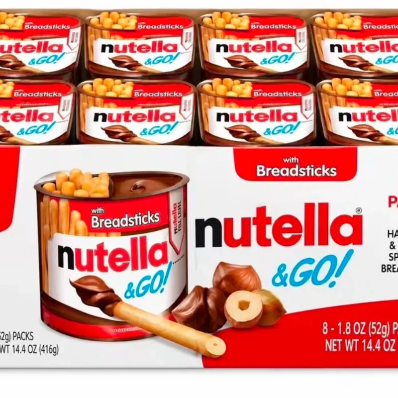 Nutella & Go! con palitos de pan