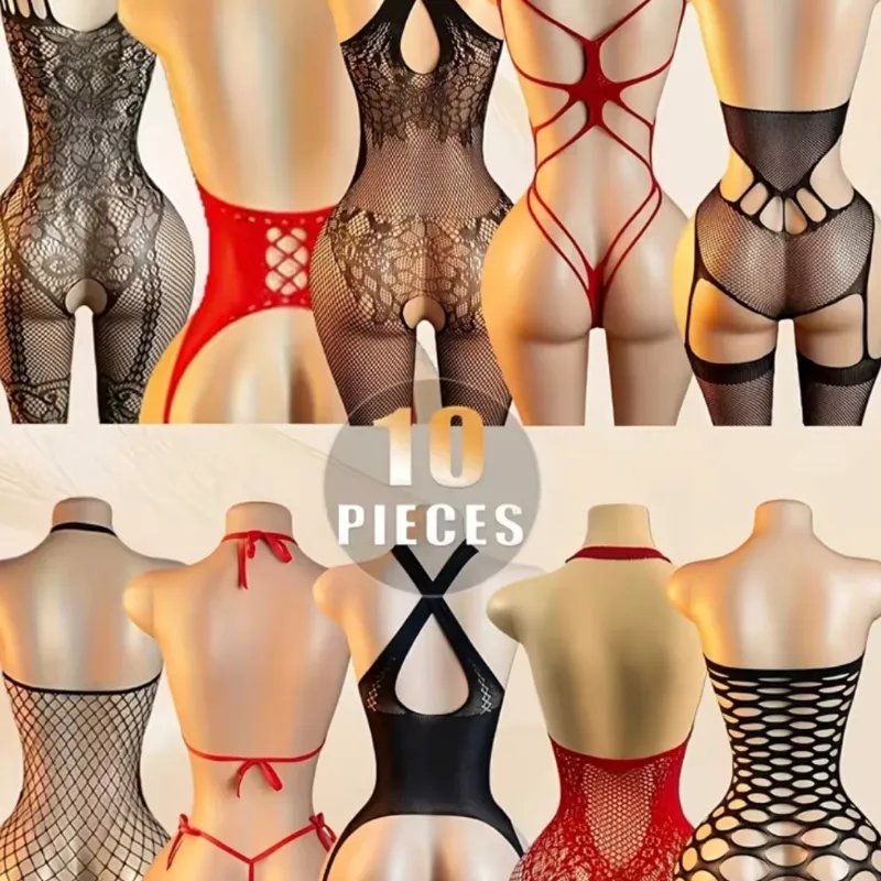 Set de 10 Piezas de Lencería