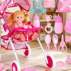 Set de Cuna, Muñeca y accesorios
