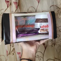 Caja decorada con nutella 