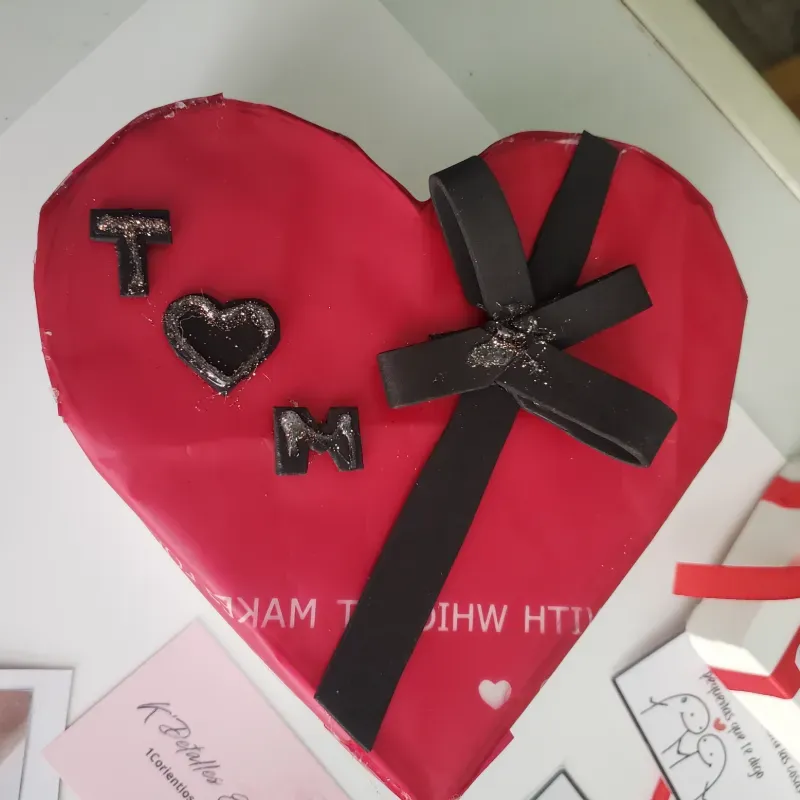 Cajita en forma de corazón 12cm