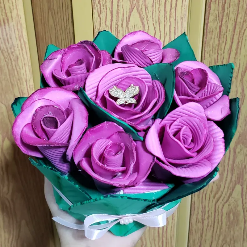Cestica con rosas 🌹 