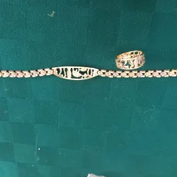 Juego de manilla y anillo