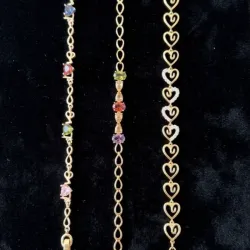 Manillas de oro laminado