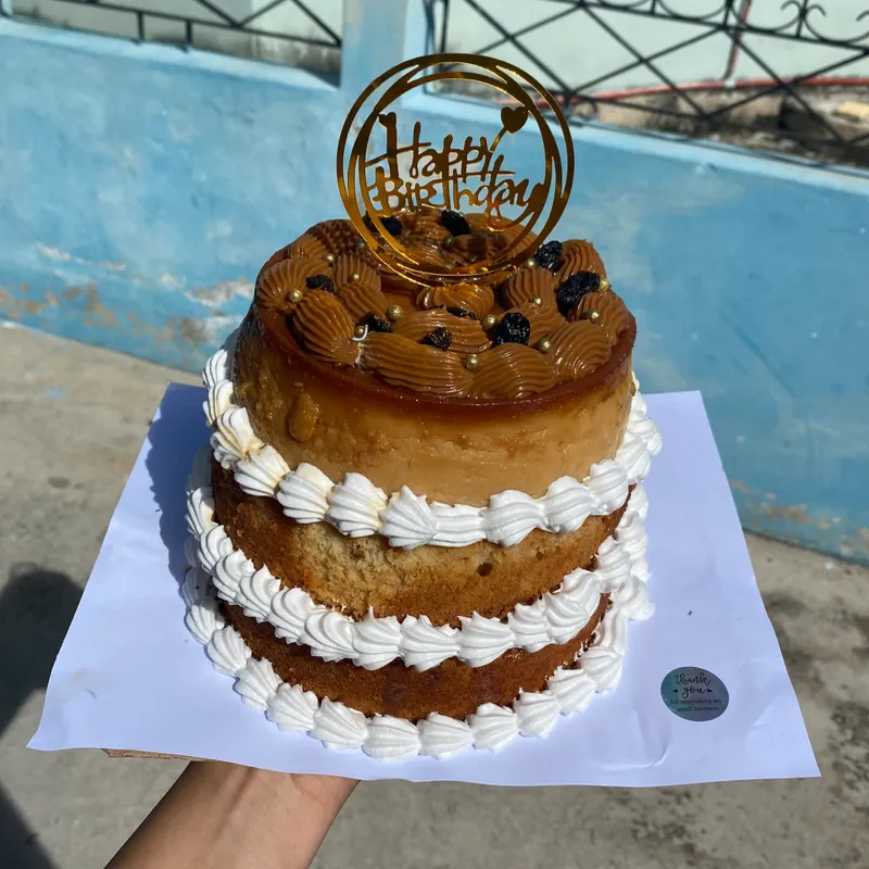 Choco flan con dulce de leche