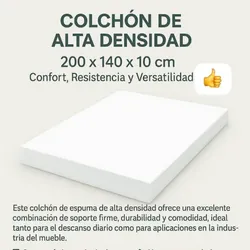 Colchón de espuma importado de alta calidad 
