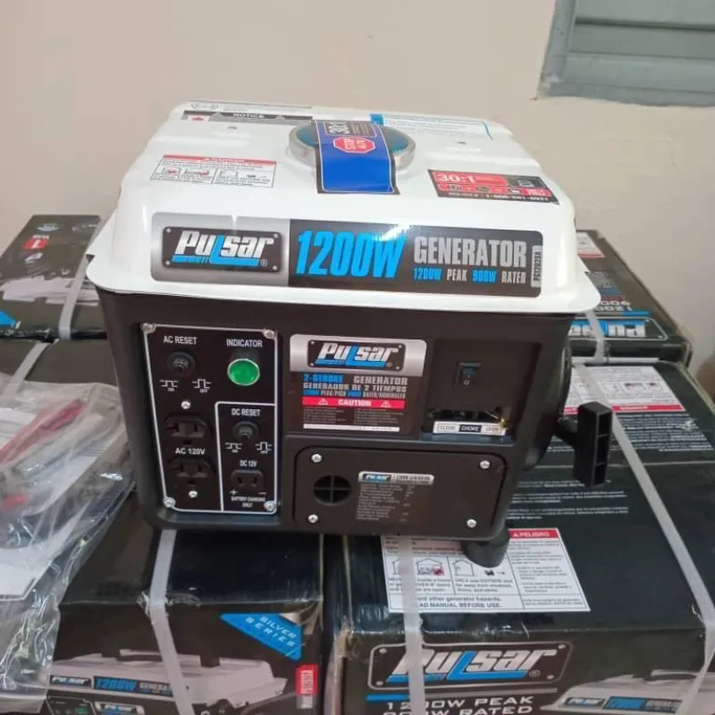 Generador eléctrico de gasolina marca PULSAR
