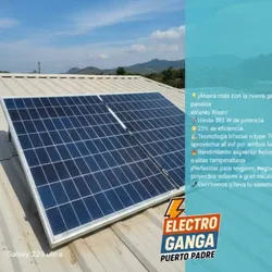 Panel solar de 595W