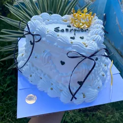 Panetela en forma de corazón