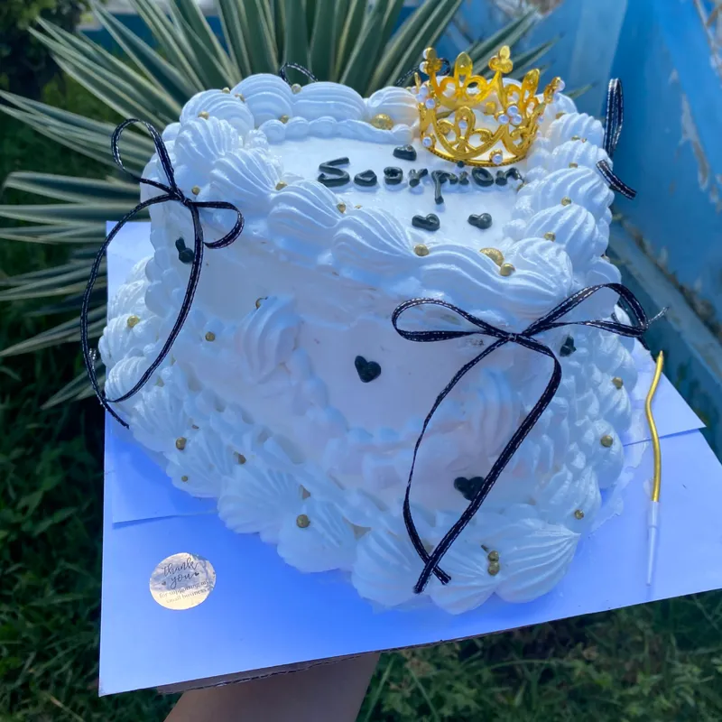 Panetela en forma de corazón