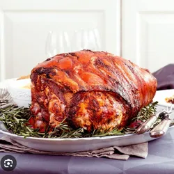 Pernil de cerdo asado