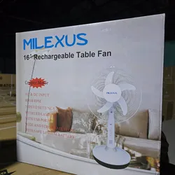 Ventiladores recargables de 16 pulgadas de mesa 