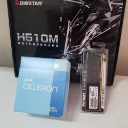 Motherboard Biostar H510MHP 2.0+Celeron G5905+8GB de Ram DDR4