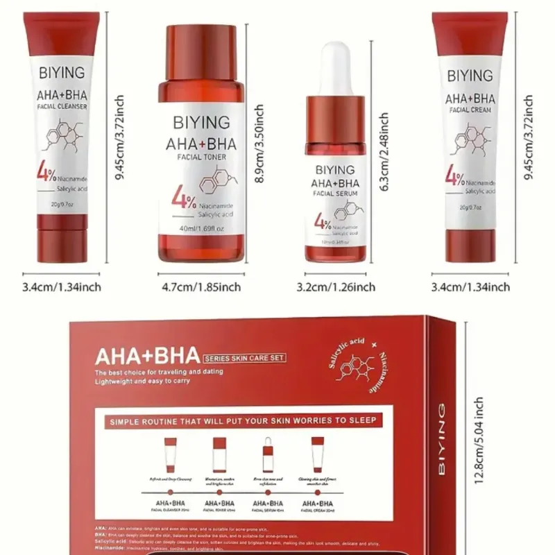 Conjunto de Cuidado Facial AHA + BHA