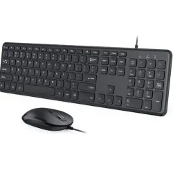 Teclado y Mouse de Cables