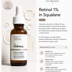 The Ordinary Retinol 1% in Squalane | Retinol Puro (Fuerza Alta)