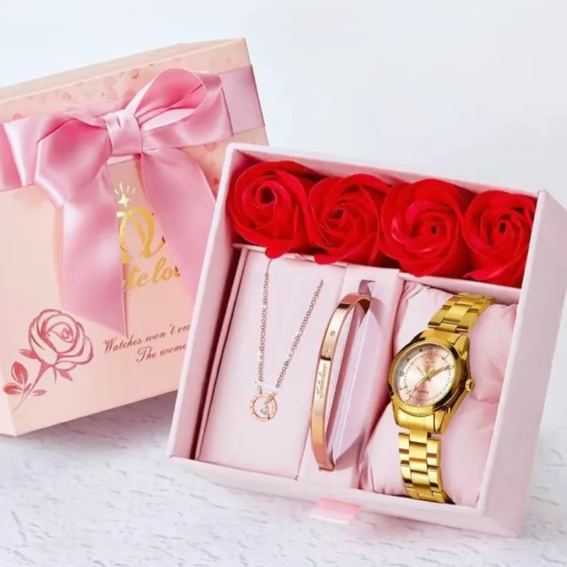 Caja para regalo con Reloj de cuarzo luminoso 