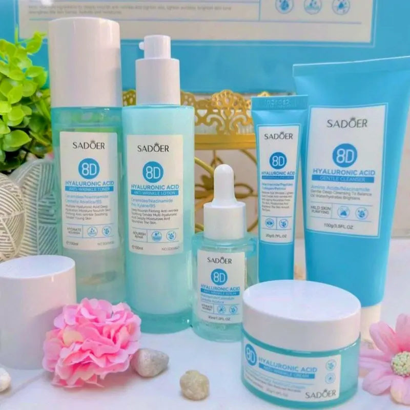 Kit 8D con Ácido Hialurónico/ Niacinamida/Centella asiática/Colágeno