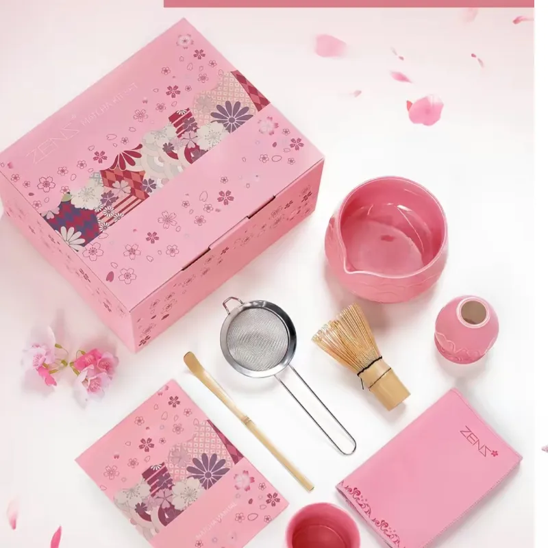 Kit completo para preparar matcha