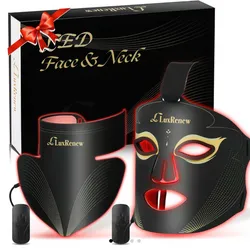 Máscara y cuellera para terapia de luz roja e Inflarrojo 