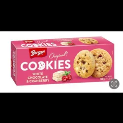Cookies chocolate Blanco y arándanos 