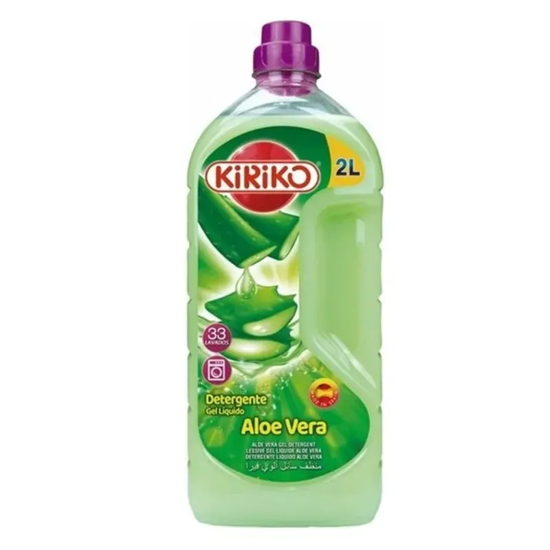 Detergente Líquido Aloe Vera Kiriko 2Lts