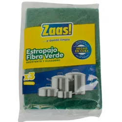 Estropajo fibra verde