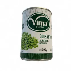 Guisantes al natural medianos Vima 390 gr