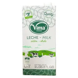 Leche fluida entera 1 Lt Vima