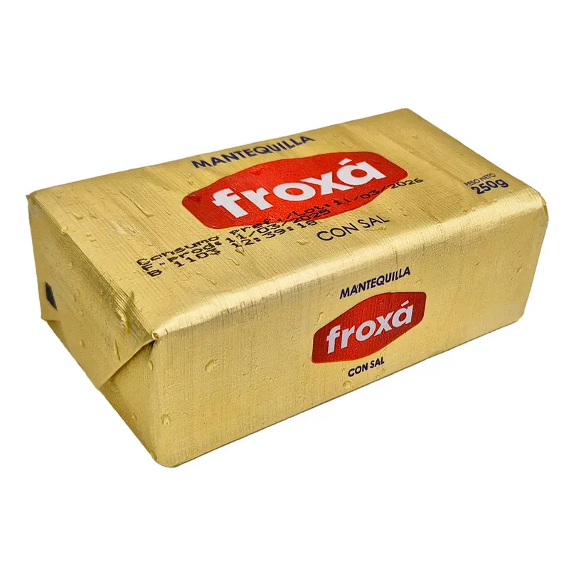 Mantequilla con sal 250 gr FROXA